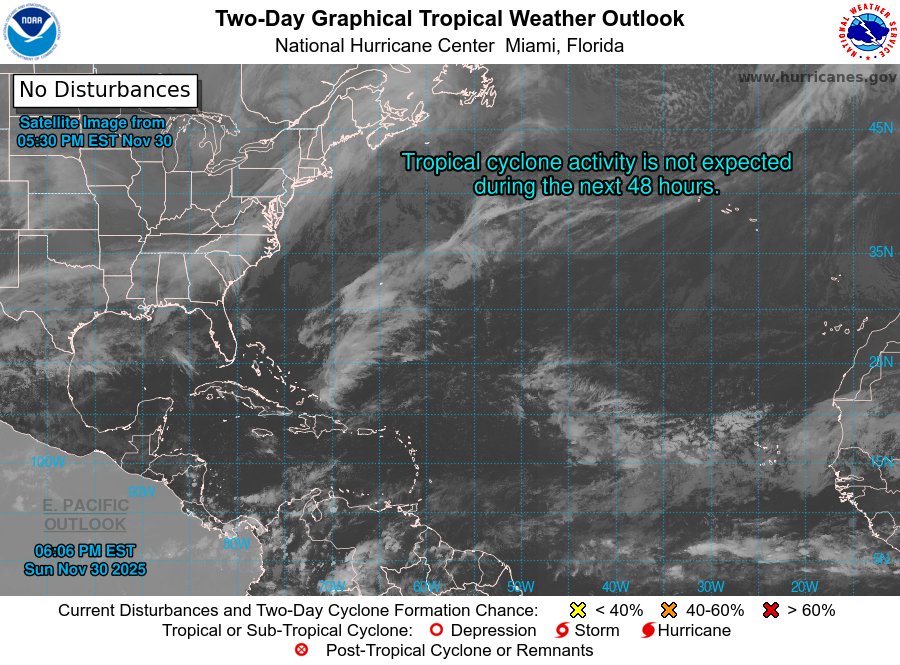 2 Day Tropical Weather Outlook