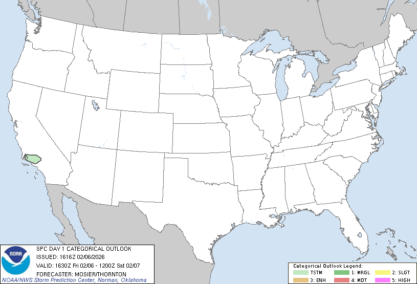 Today's Tornado Risk