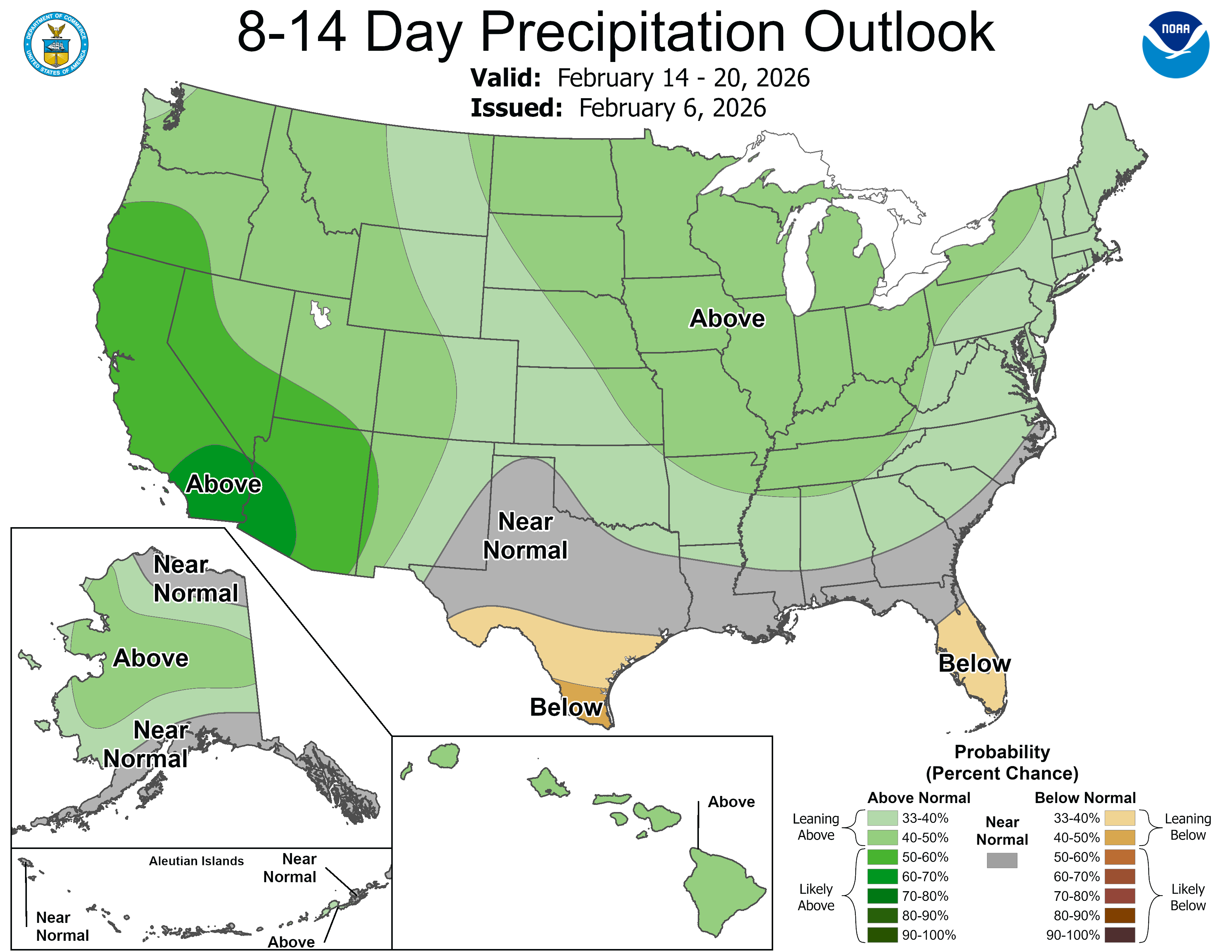 8-14 Day Precipitation Outlook