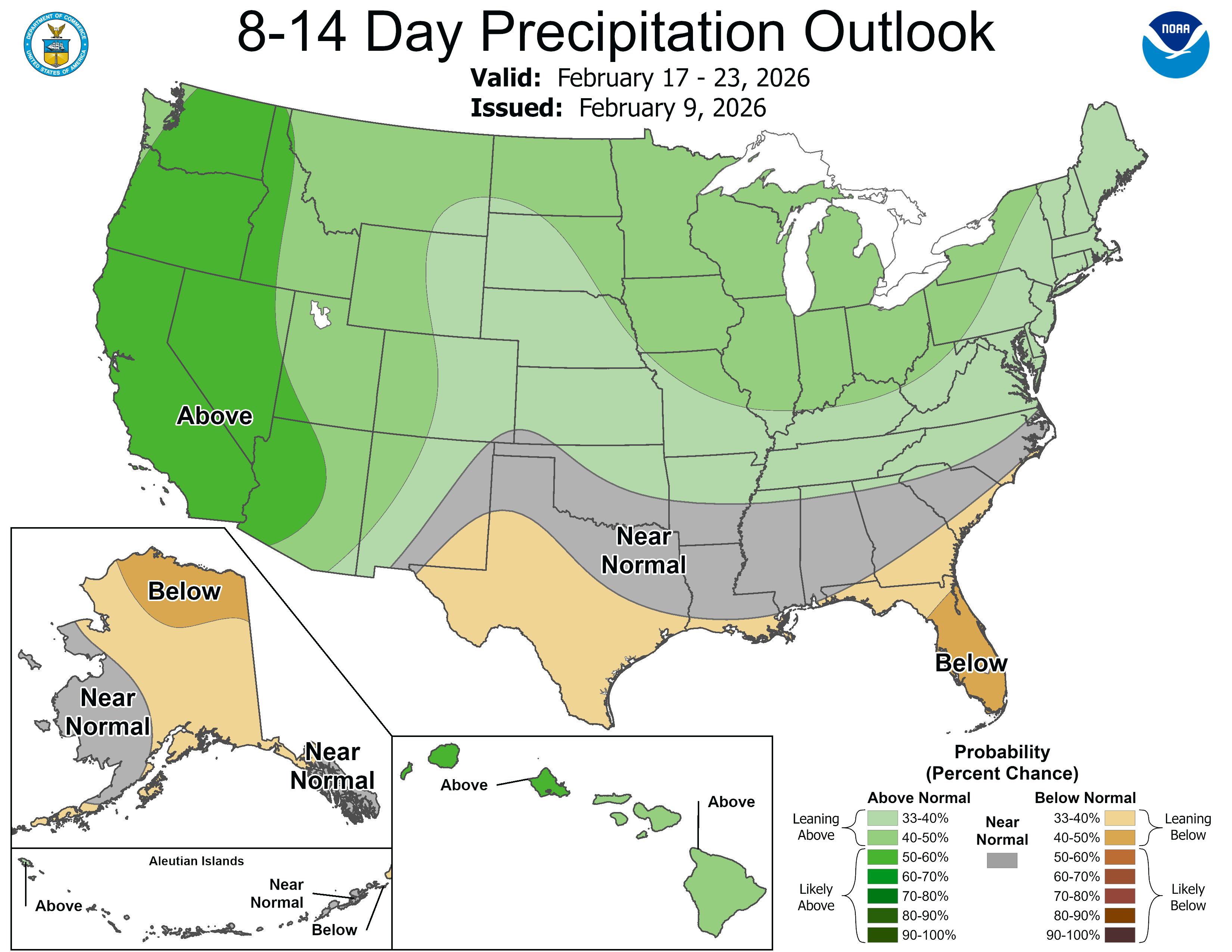 8-14 Day Precipitation Outlook