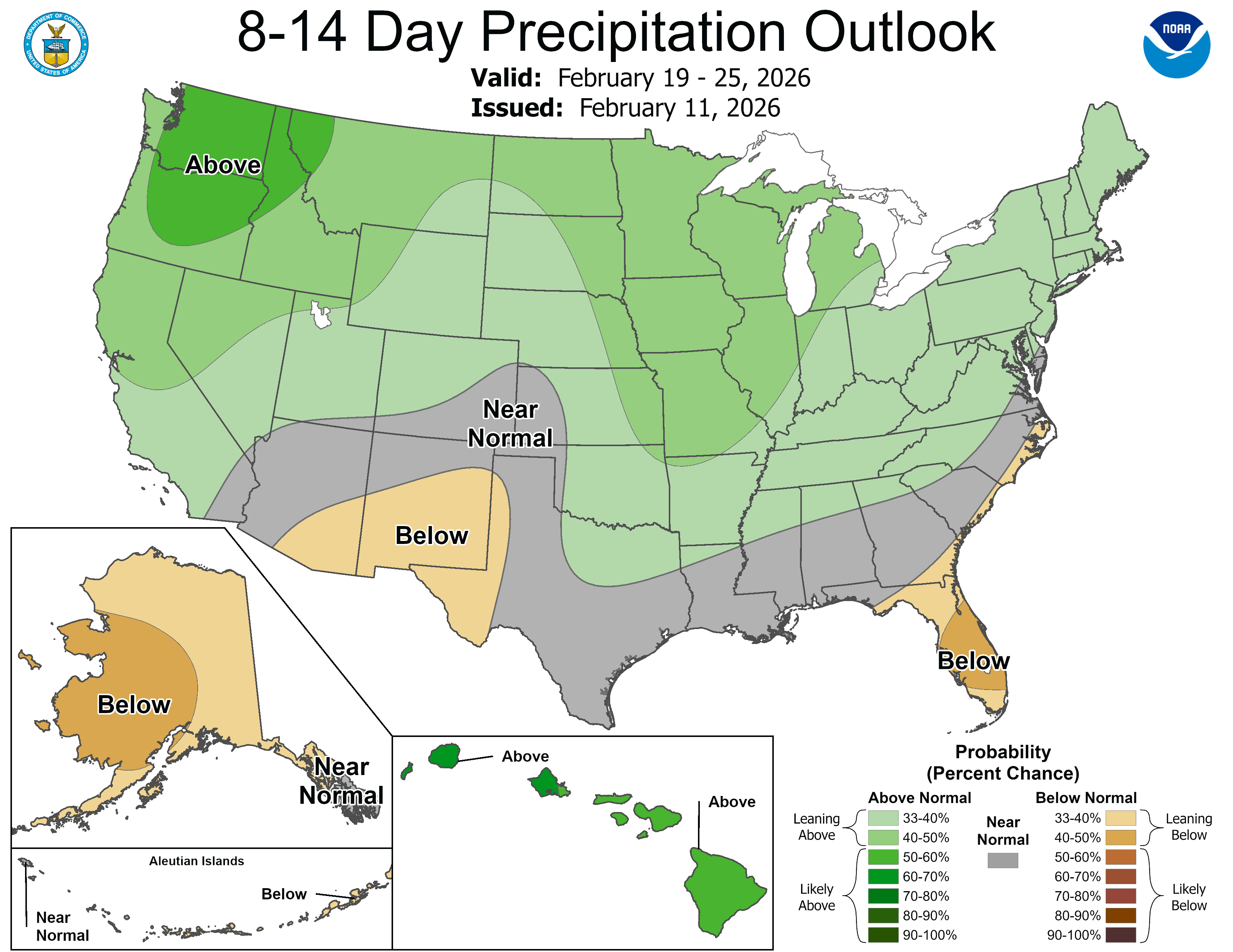 8-14 Day Precipitation Outlook