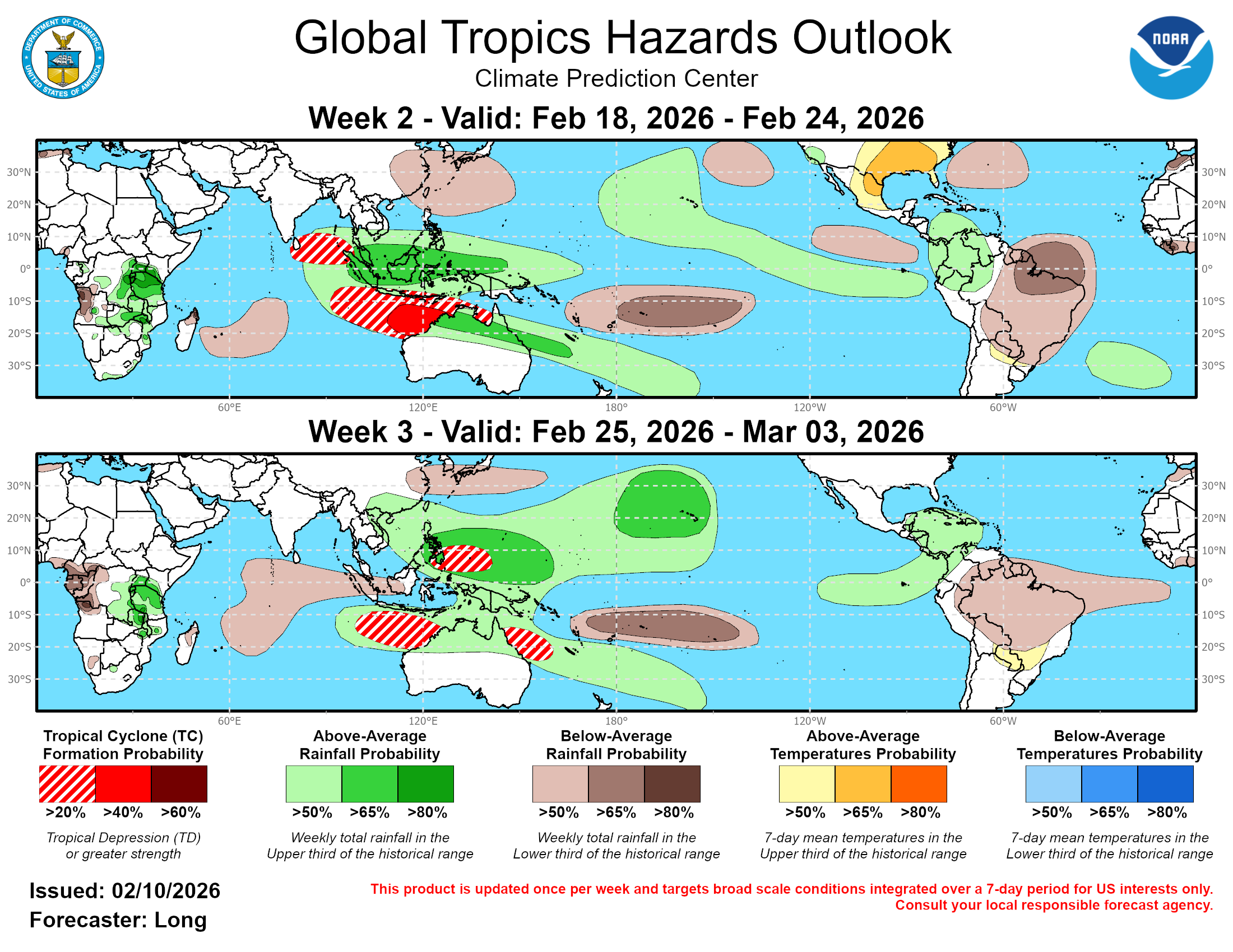 Global Tropics Hazard Outlook