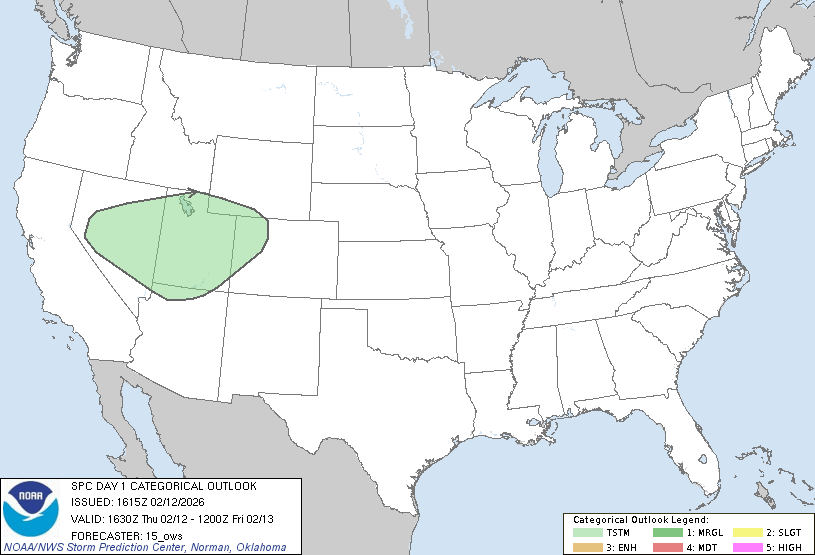 Today's Tornado Risk