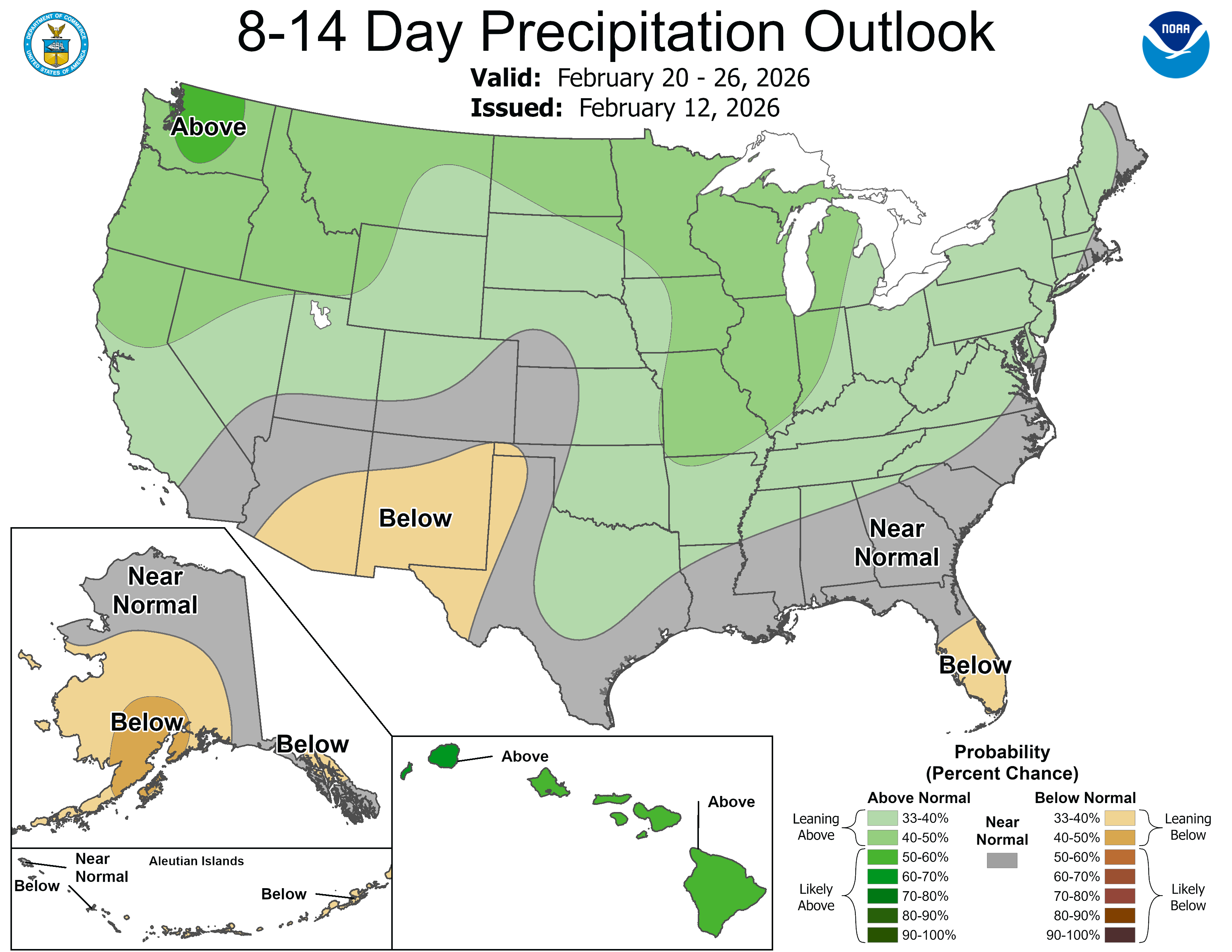 8-14 Day Precipitation Outlook