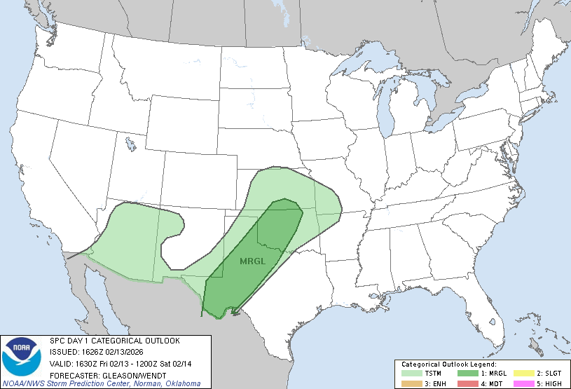 Today's Tornado Risk