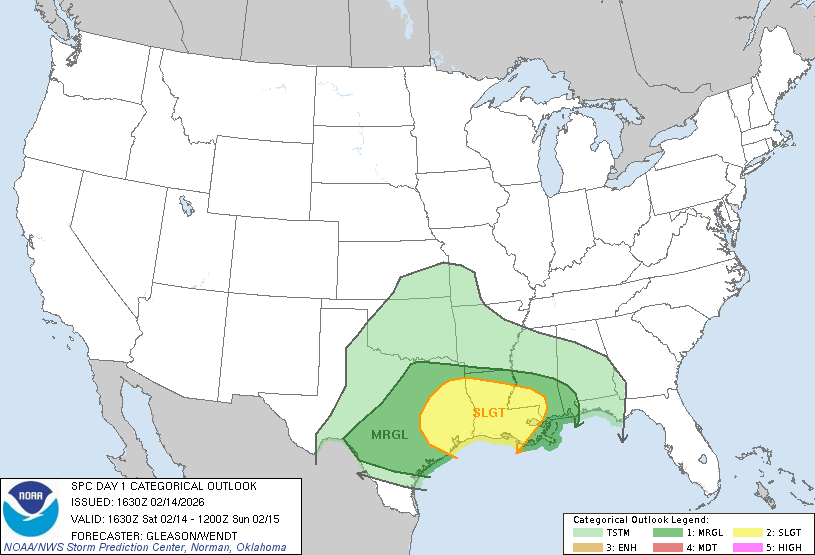 Today's Tornado Risk