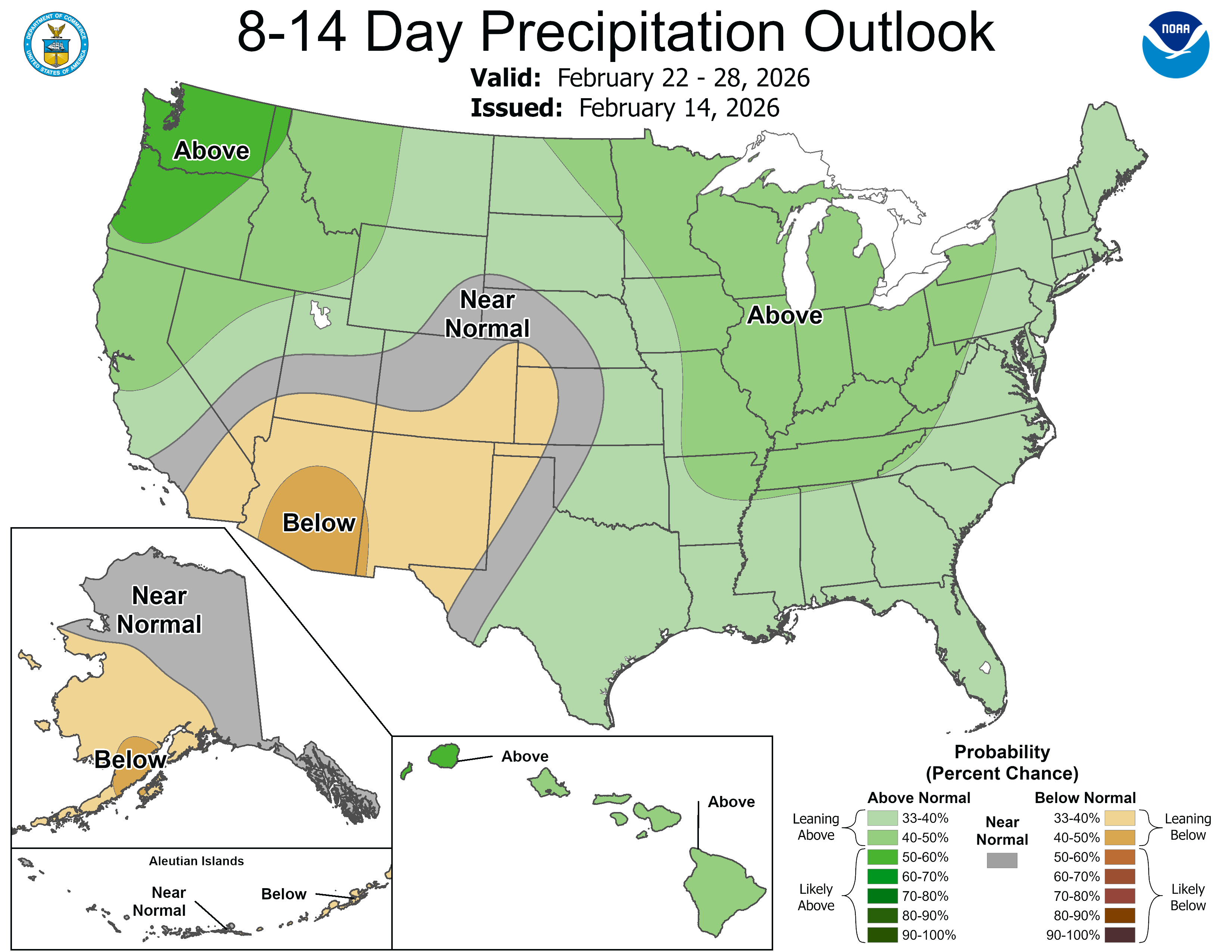 8-14 Day Precipitation Outlook
