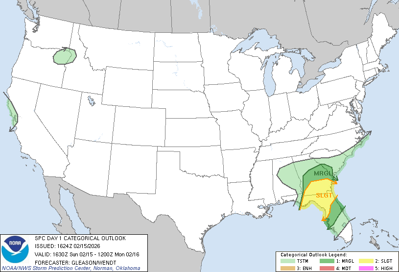 Today's Tornado Risk