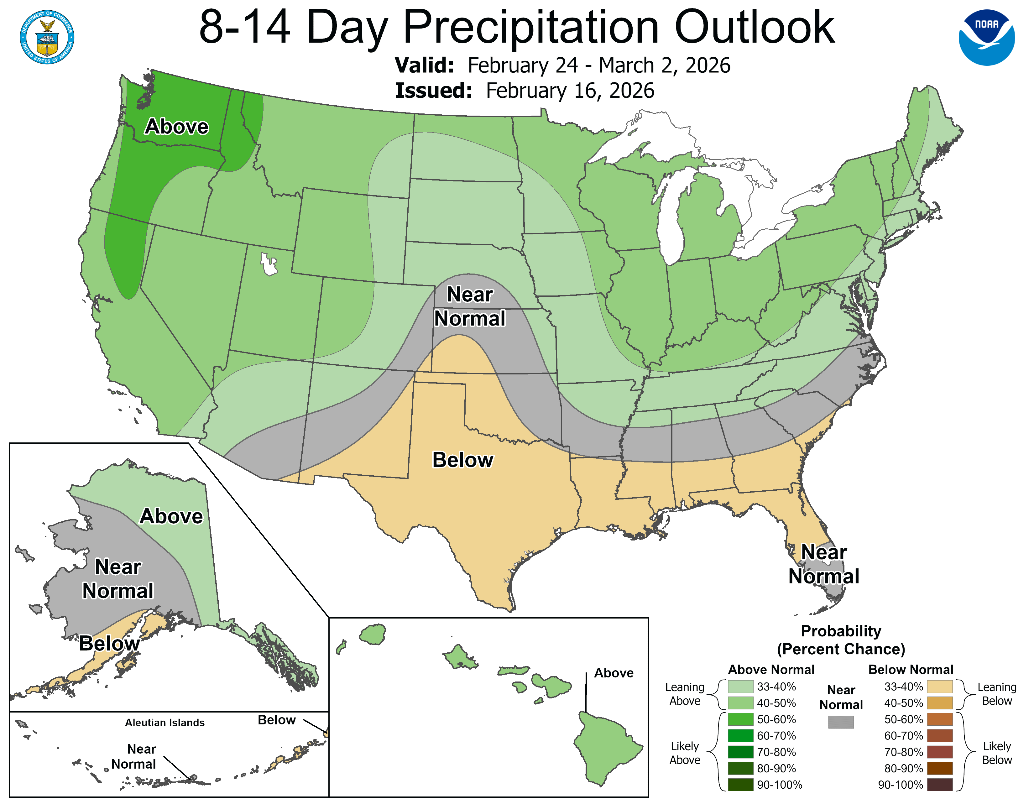 8-14 Day Precipitation Outlook