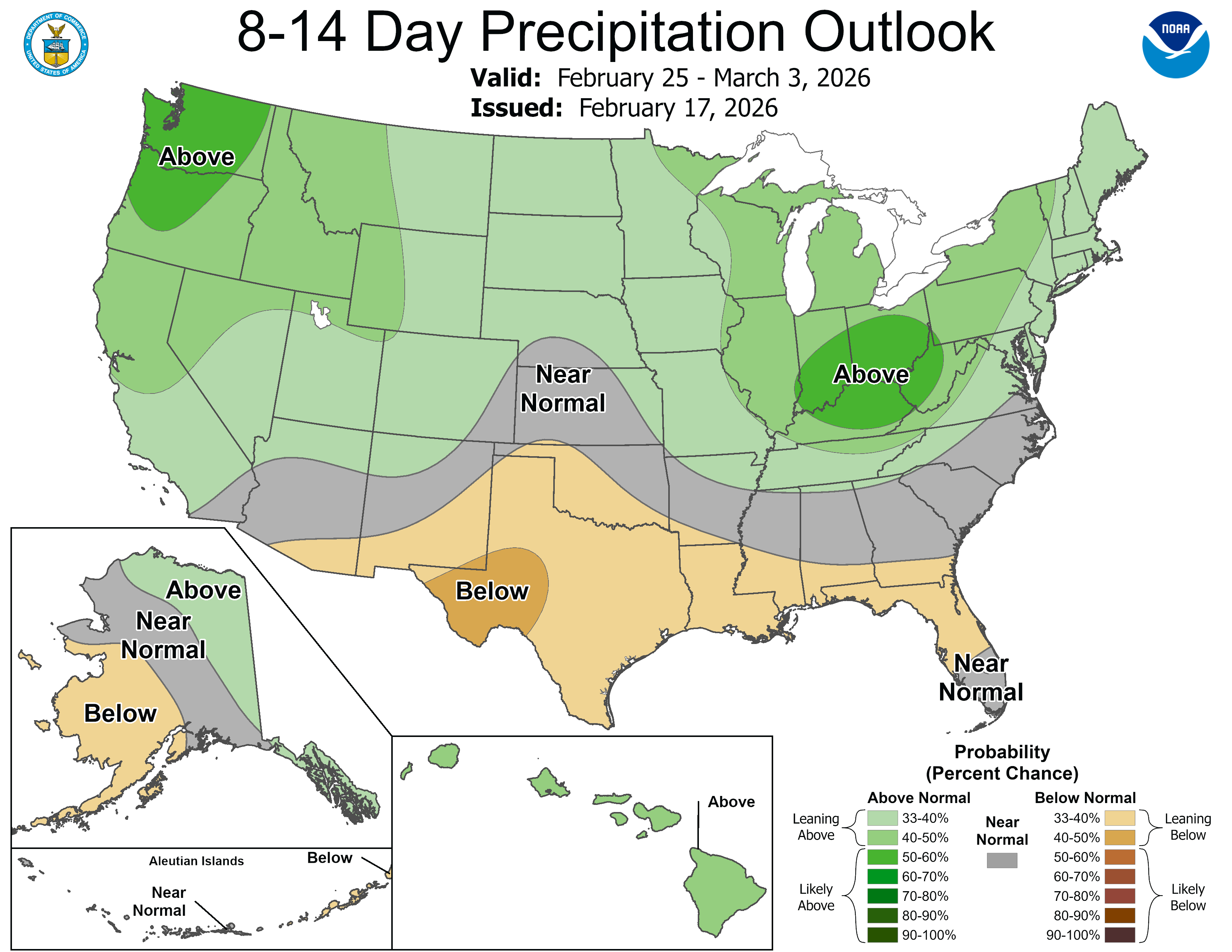 8-14 Day Precipitation Outlook