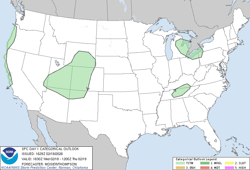 Today's Tornado Risk