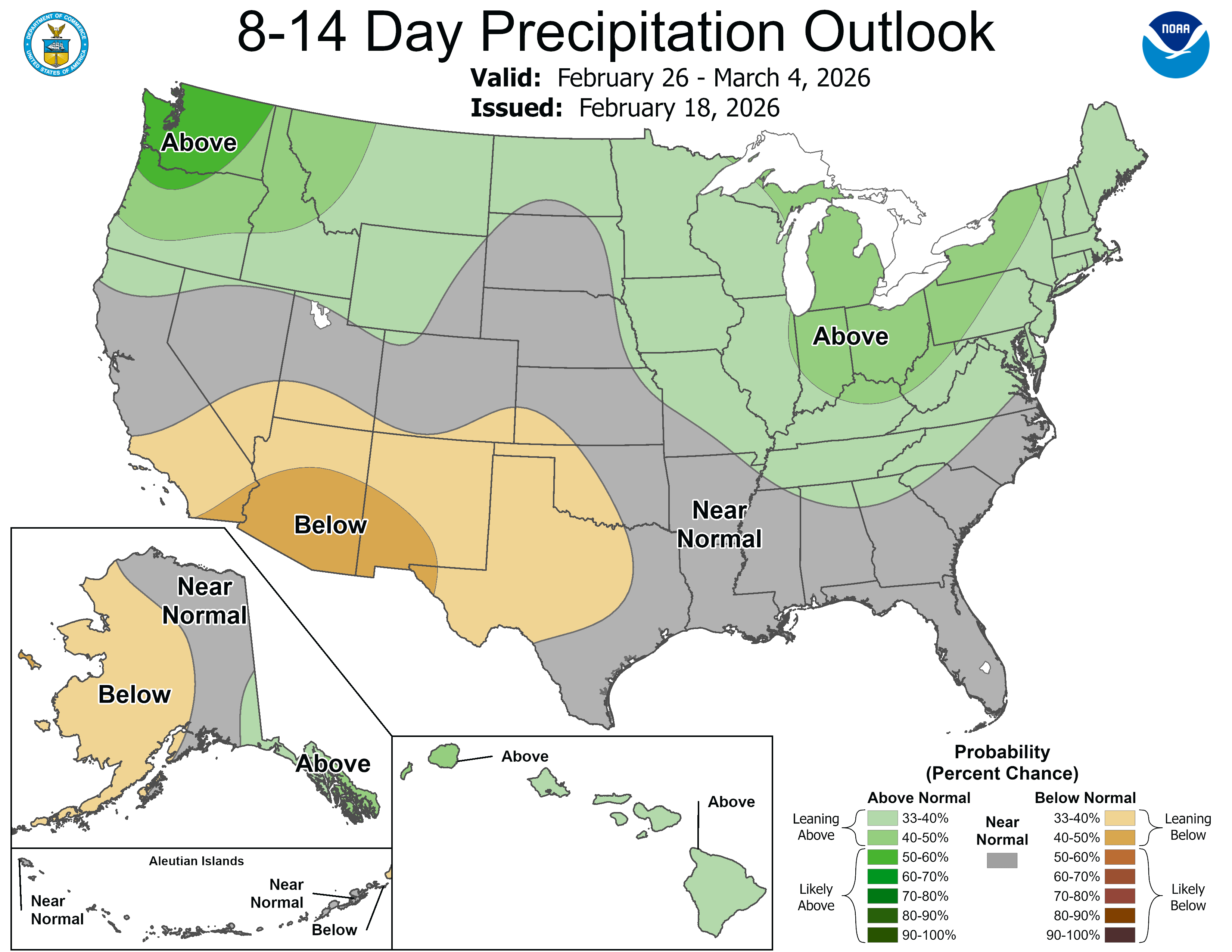 8-14 Day Precipitation Outlook