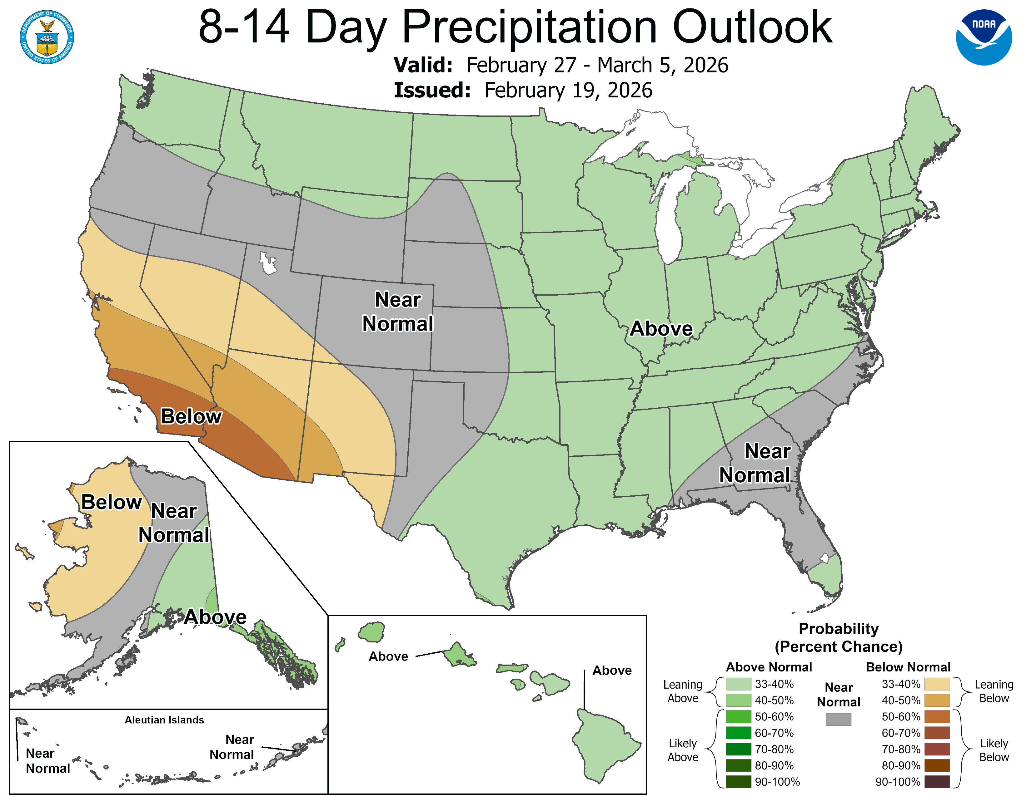 8-14 Day Precipitation Outlook