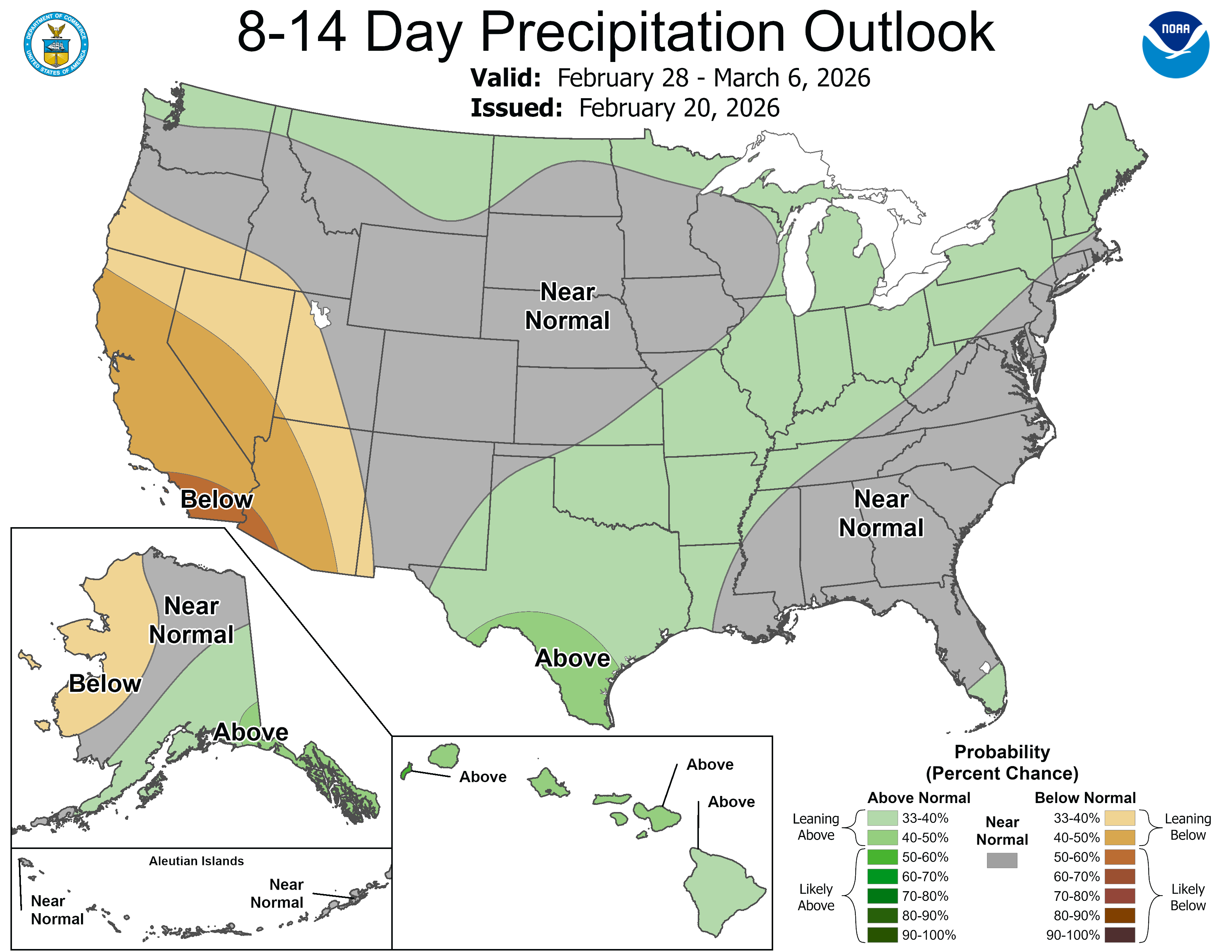 8-14 Day Precipitation Outlook