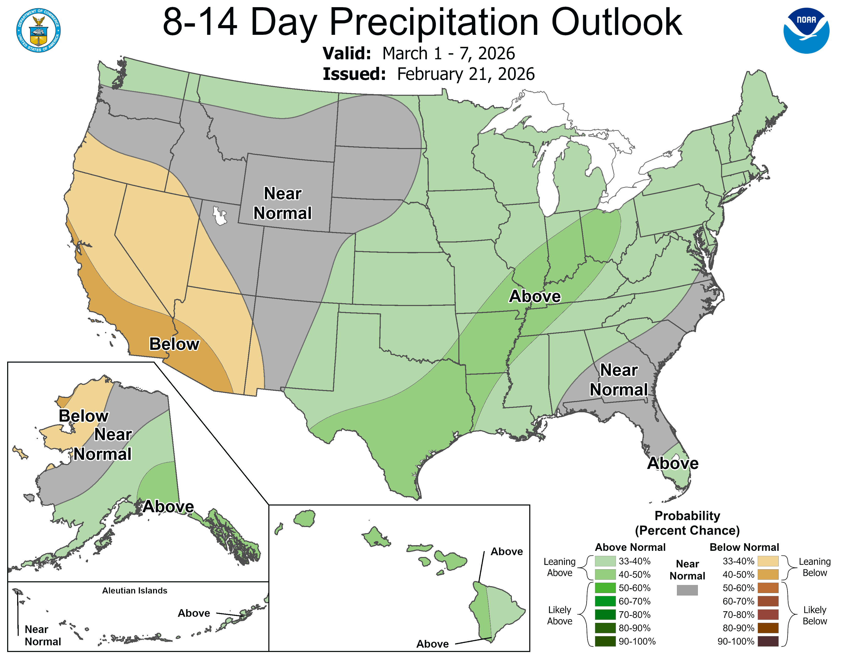 8-14 Day Precipitation Outlook