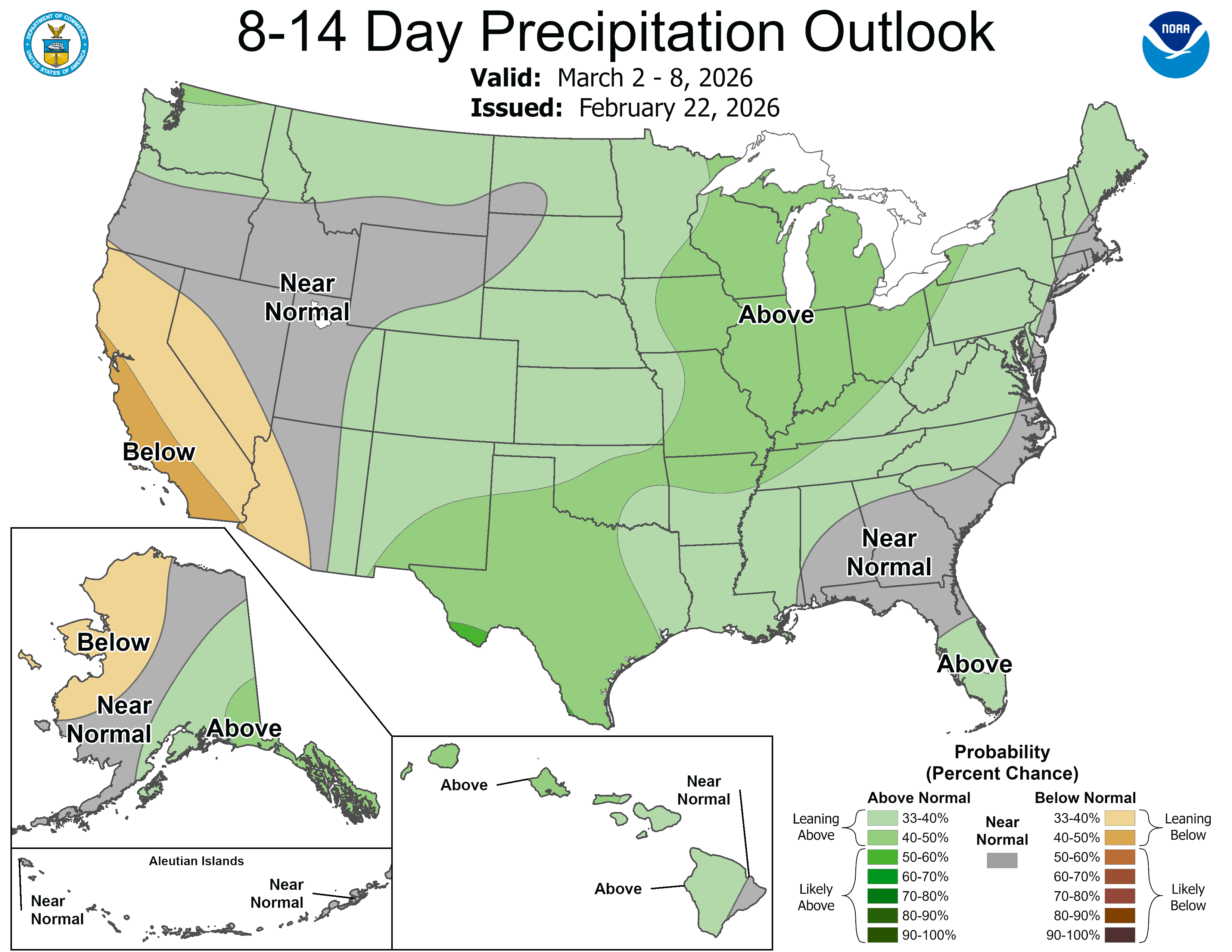 8-14 Day Precipitation Outlook