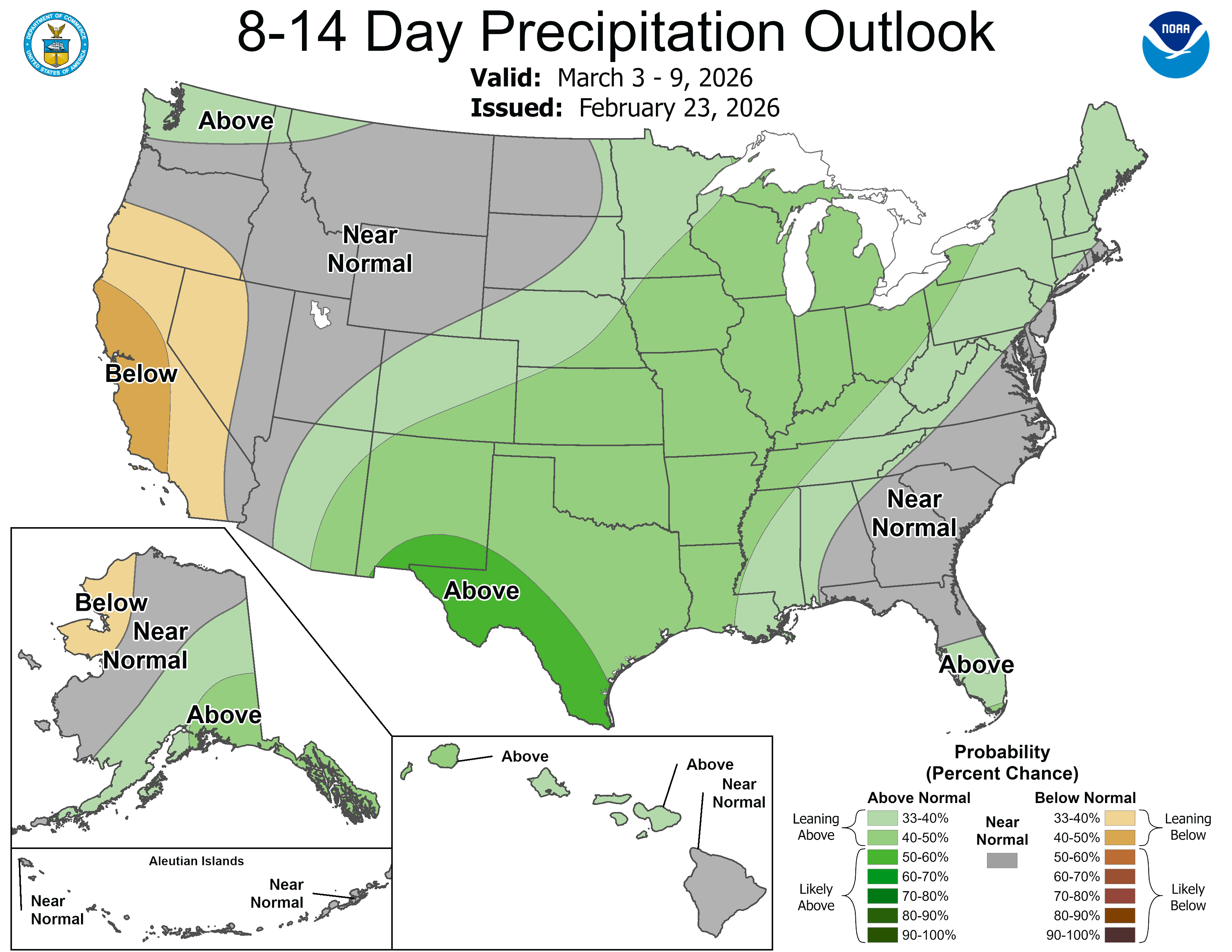 8-14 Day Precipitation Outlook