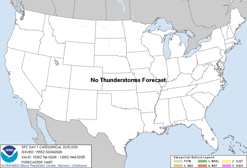 Today's Tornado Risk