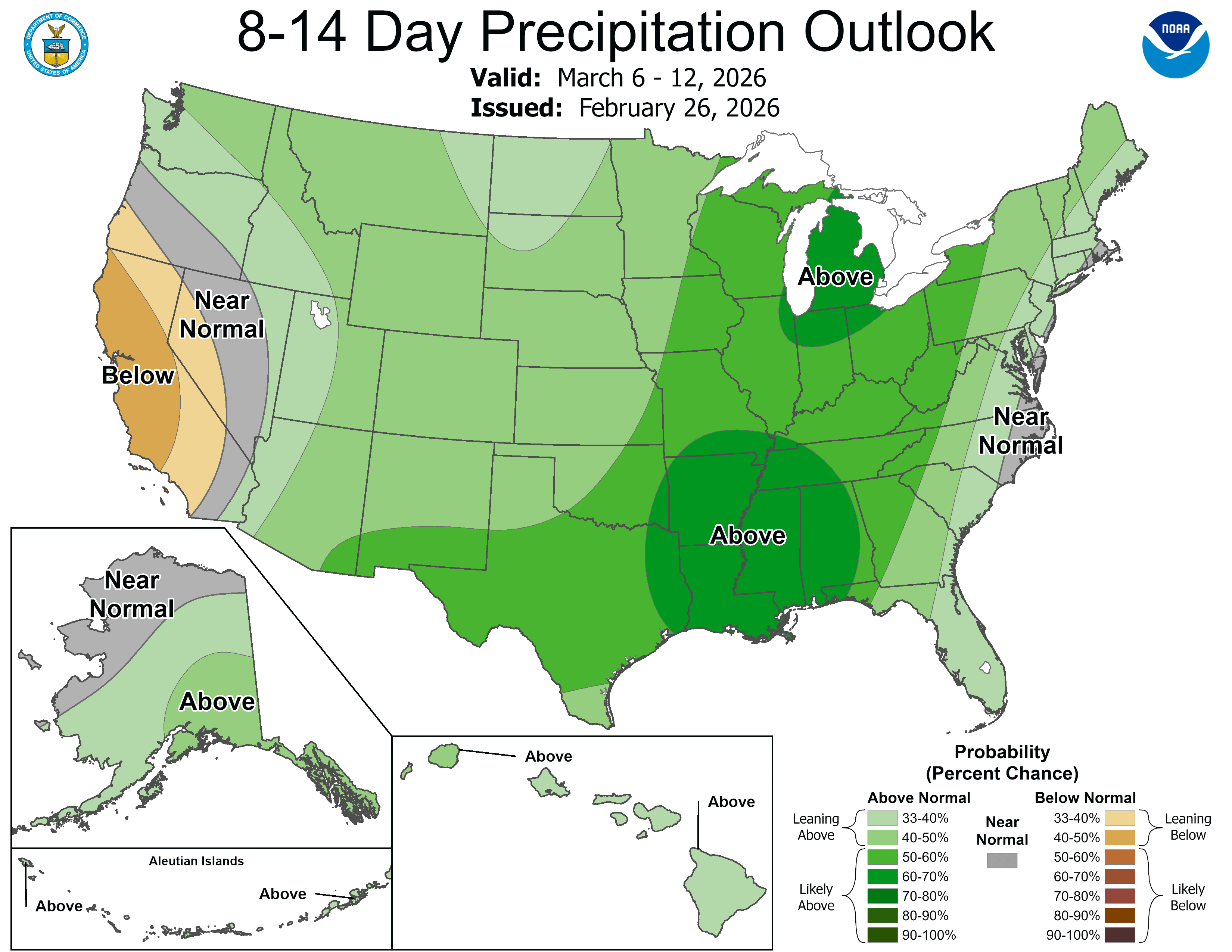 8-14 Day Precipitation Outlook