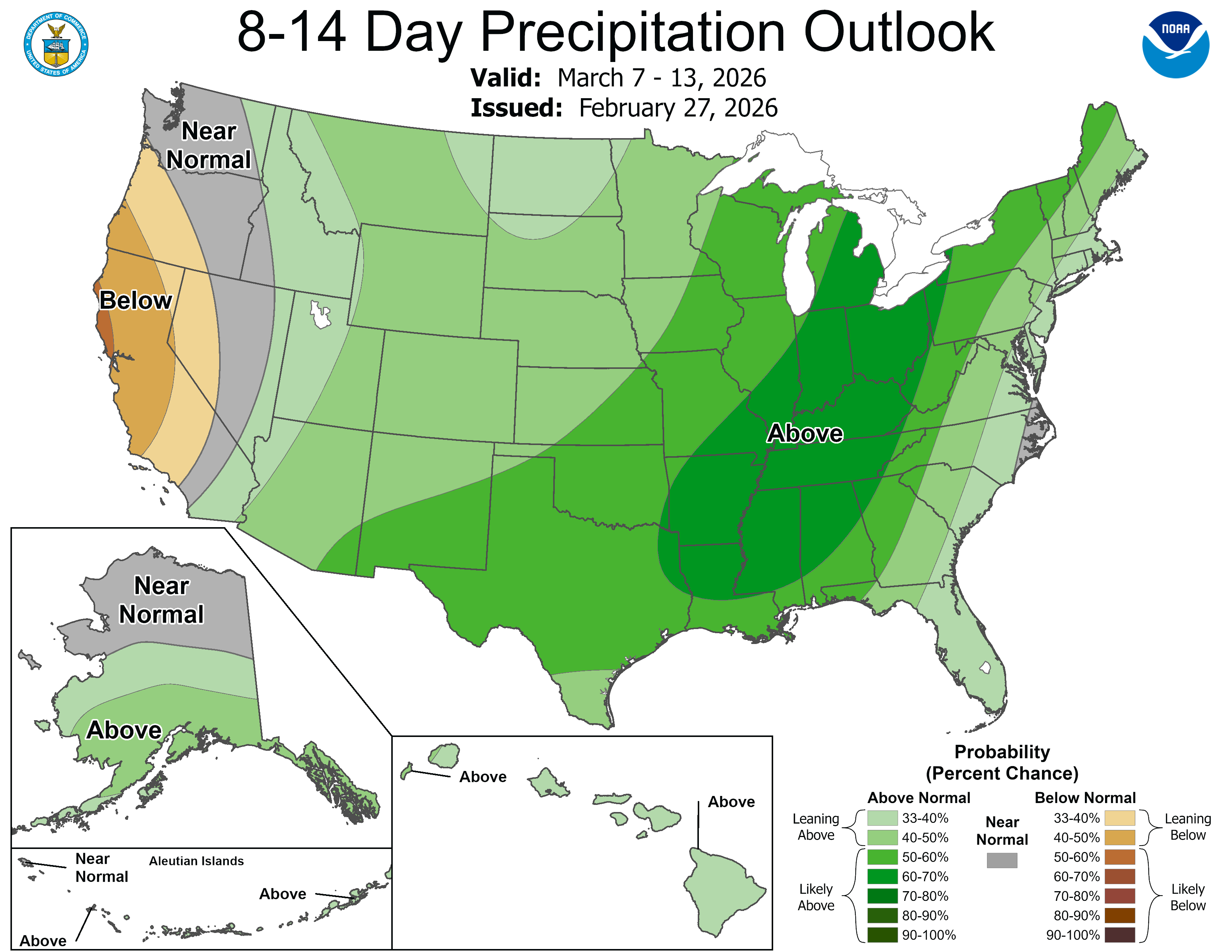 8-14 Day Precipitation Outlook