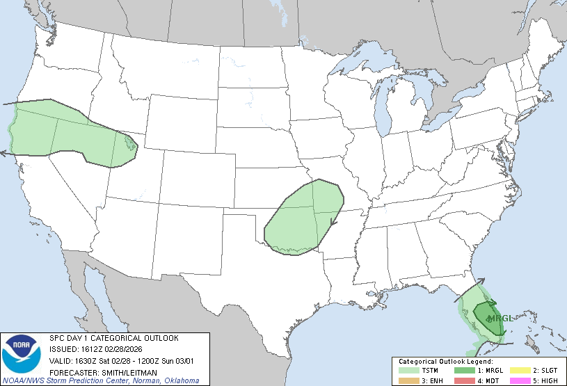 Today's Tornado Risk