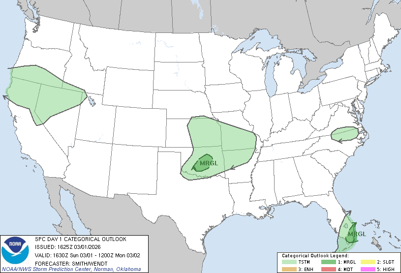 Today's Tornado Risk