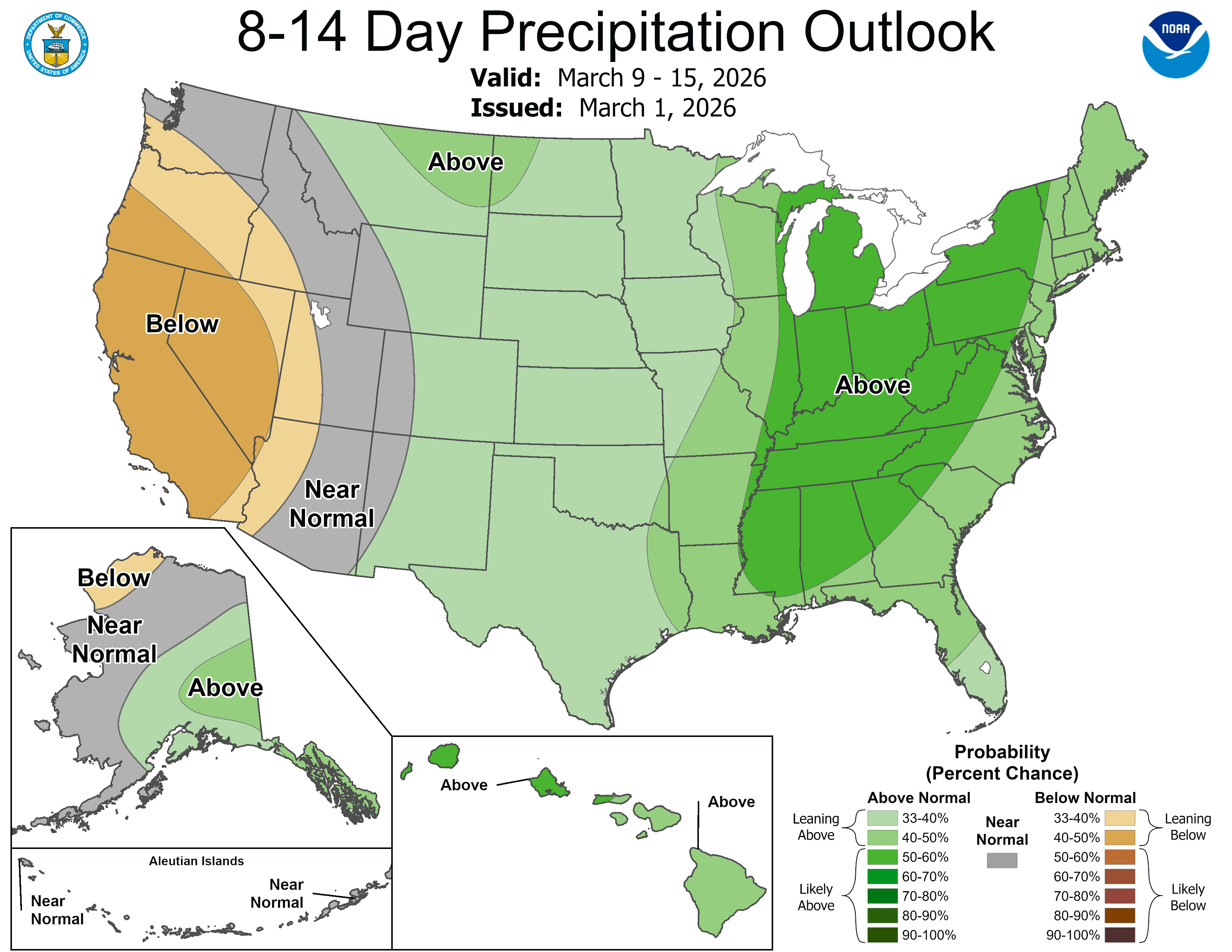 8-14 Day Precipitation Outlook
