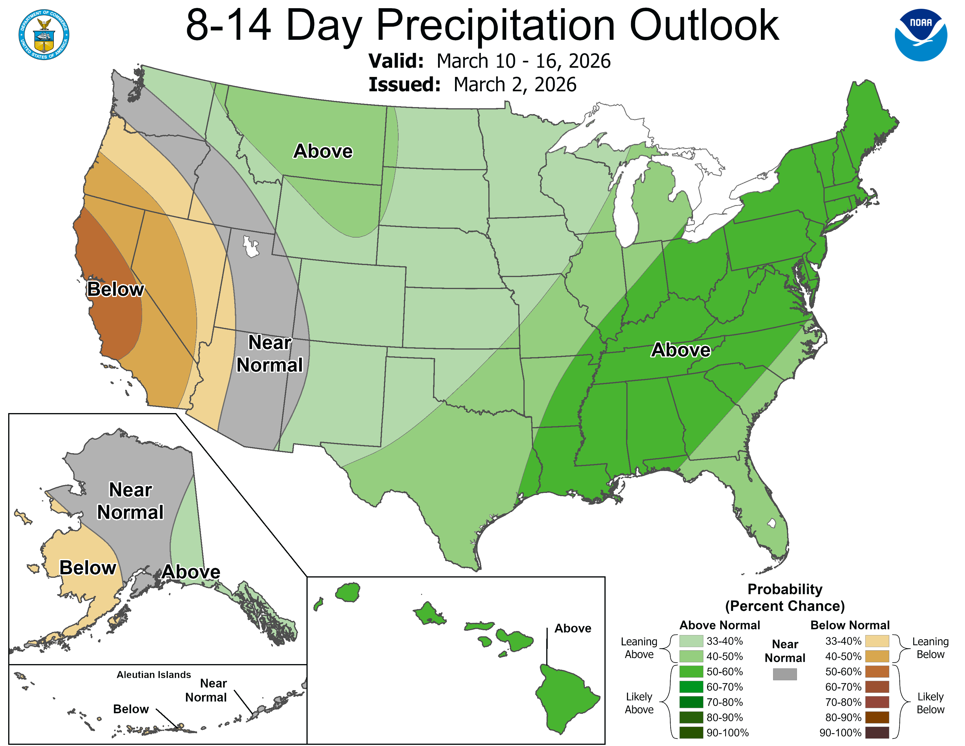 8-14 Day Precipitation Outlook