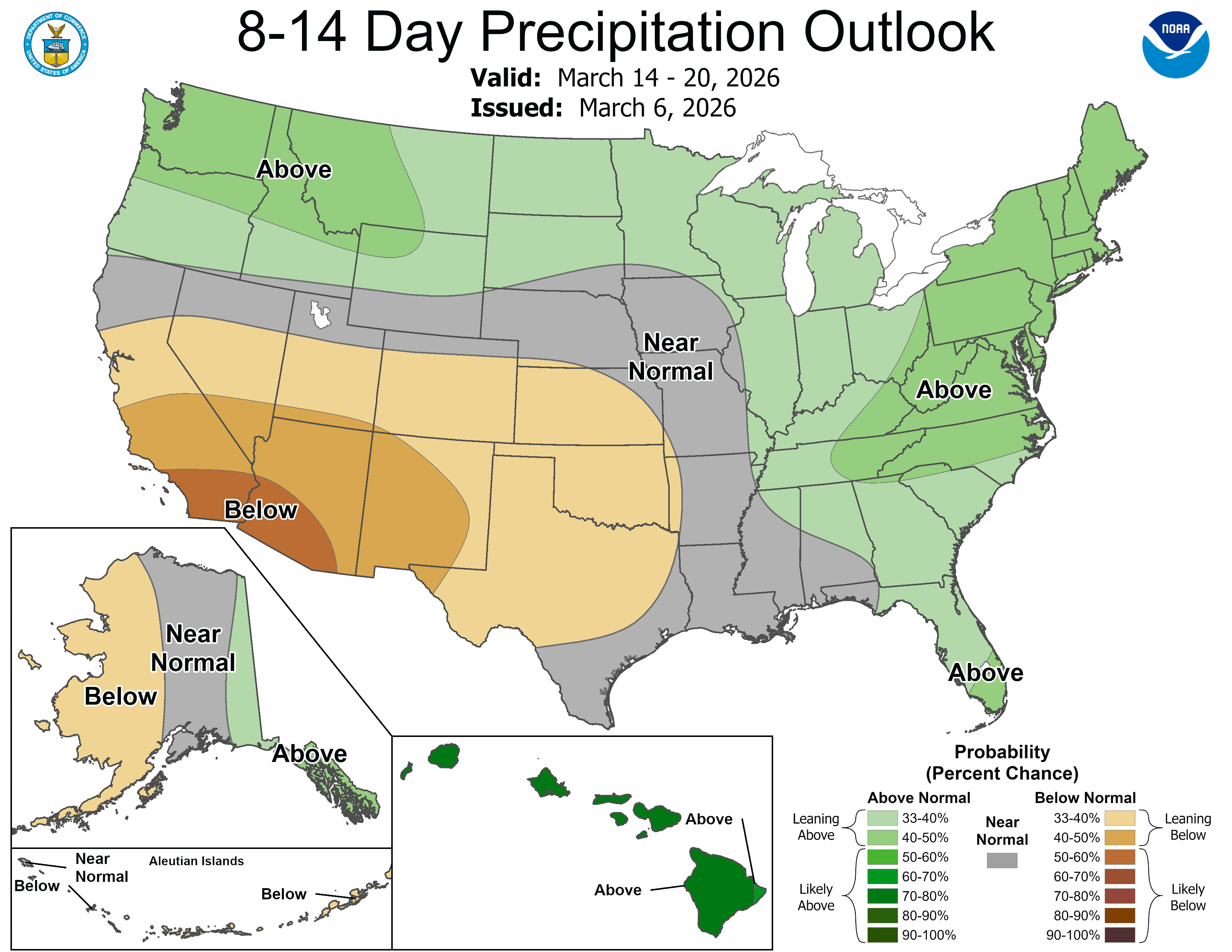 8-14 Day Precipitation Outlook