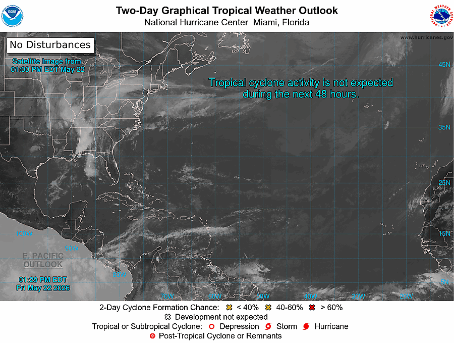 2 Day Tropical Weather Outlook