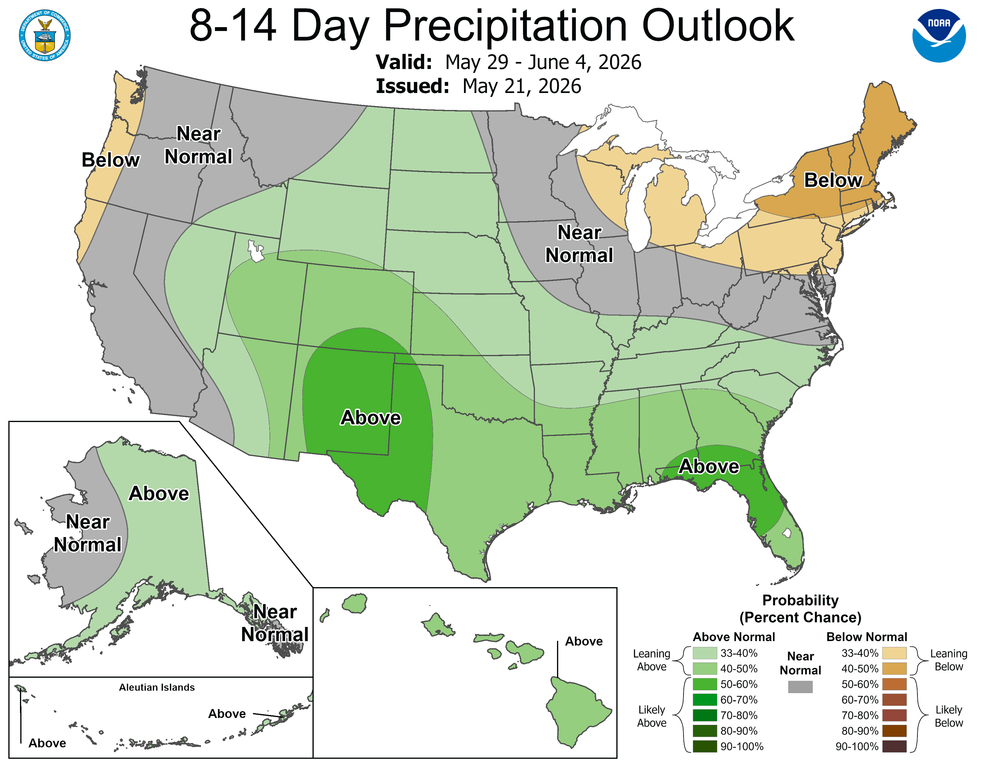 8-14 Day Precipitation Outlook