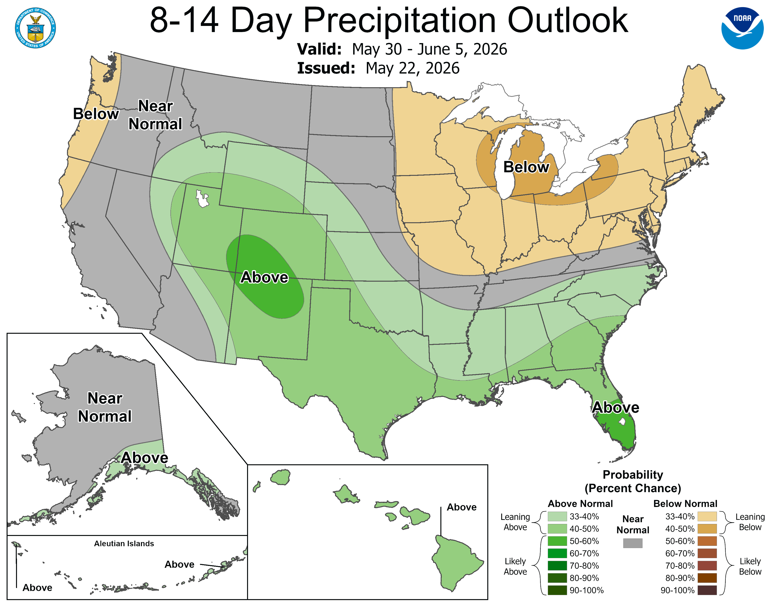 8-14 Day Precipitation Outlook