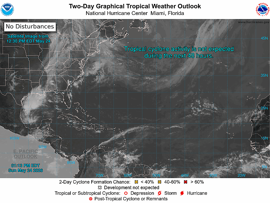 2 Day Tropical Weather Outlook