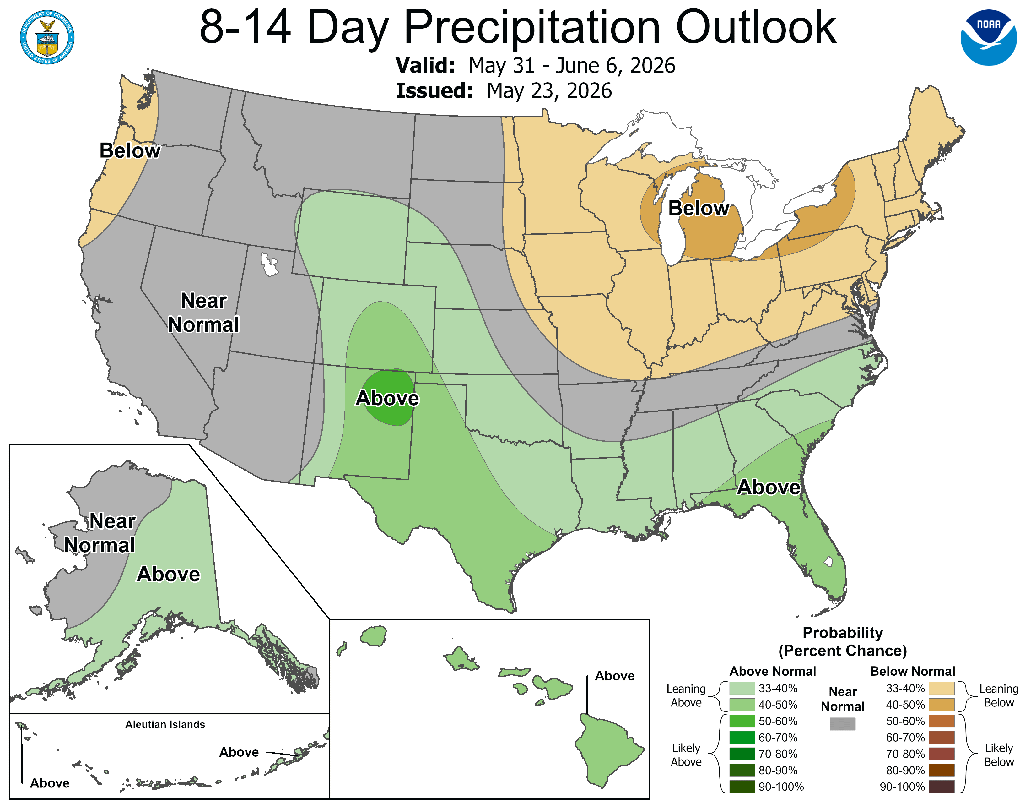 8-14 Day Precipitation Outlook