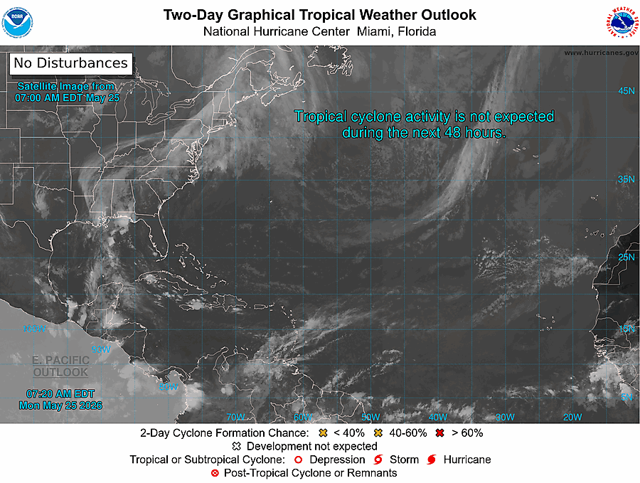 2 Day Tropical Weather Outlook