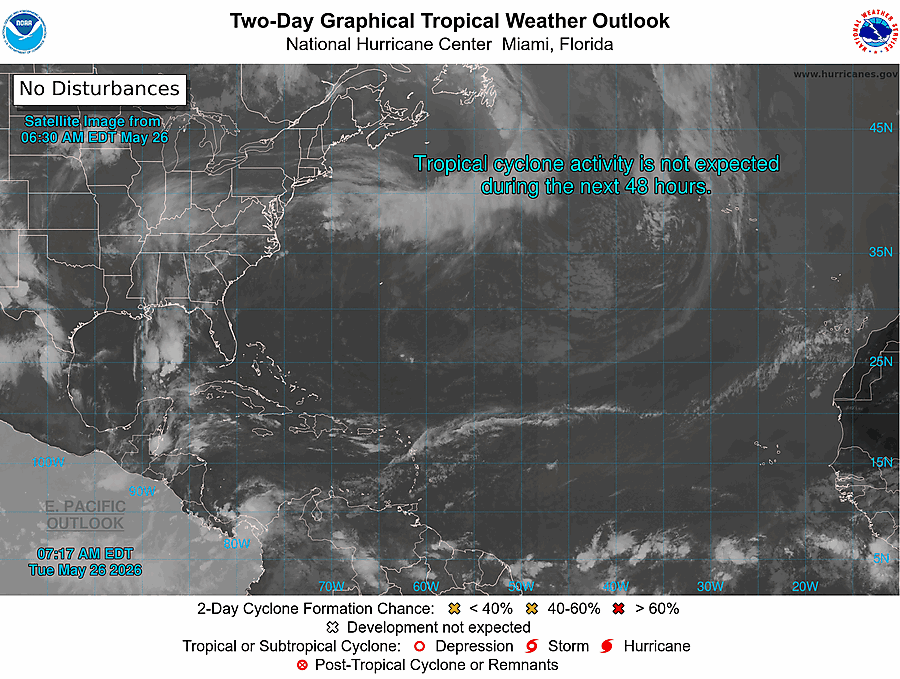 2 Day Tropical Weather Outlook