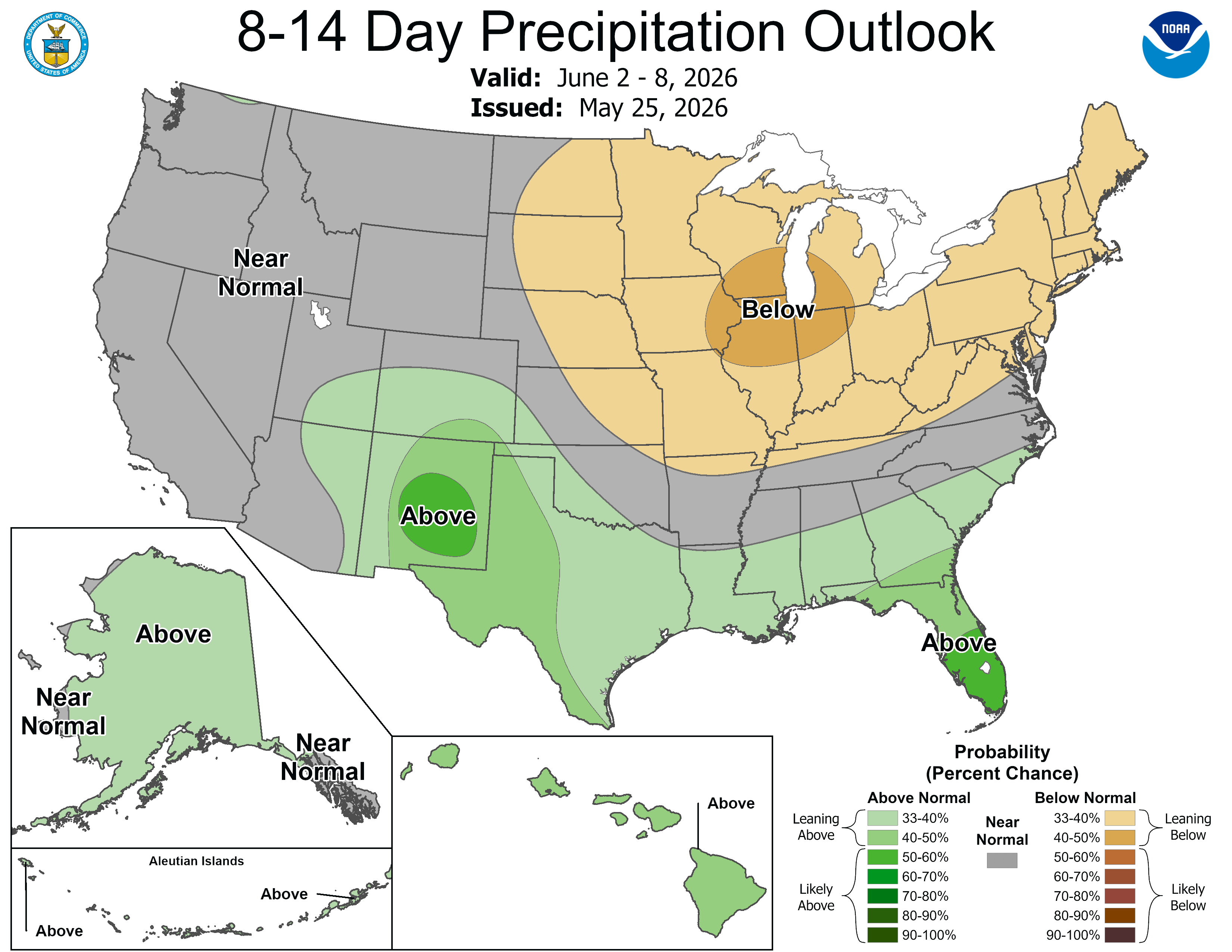 8-14 Day Precipitation Outlook