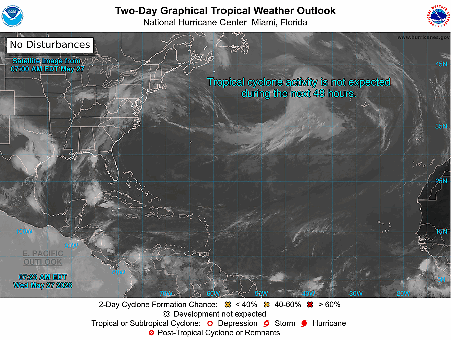 2 Day Tropical Weather Outlook