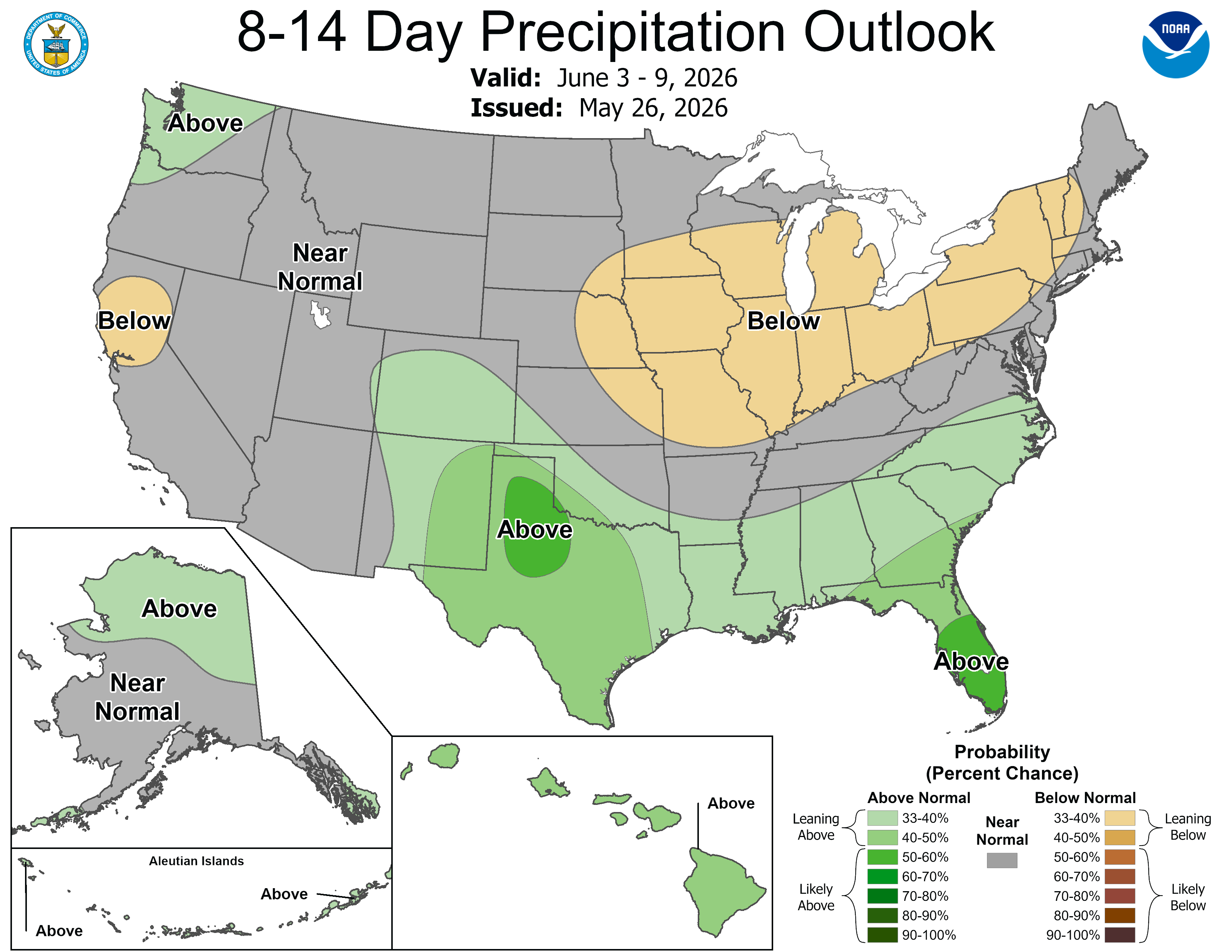 8-14 Day Precipitation Outlook