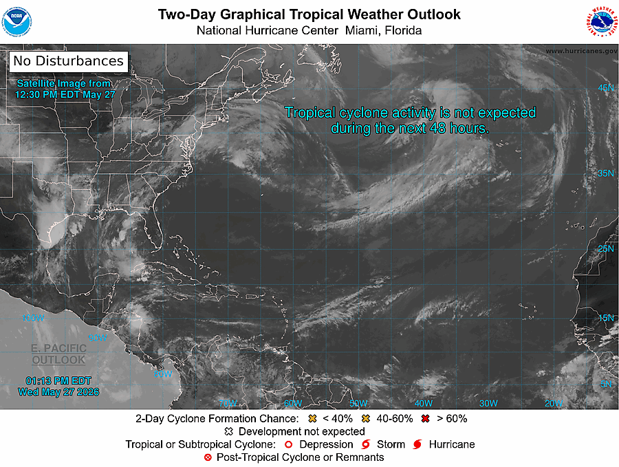 2 Day Tropical Weather Outlook