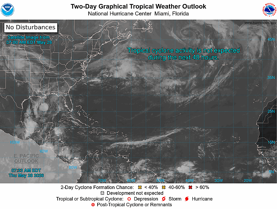 2 Day Tropical Weather Outlook