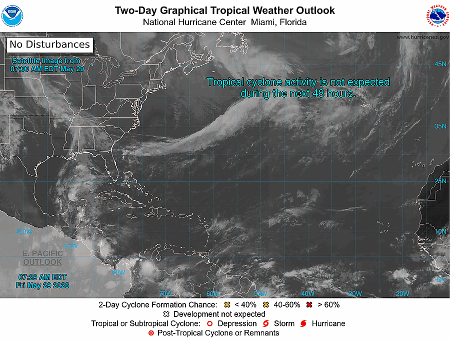2 Day Tropical Weather Outlook