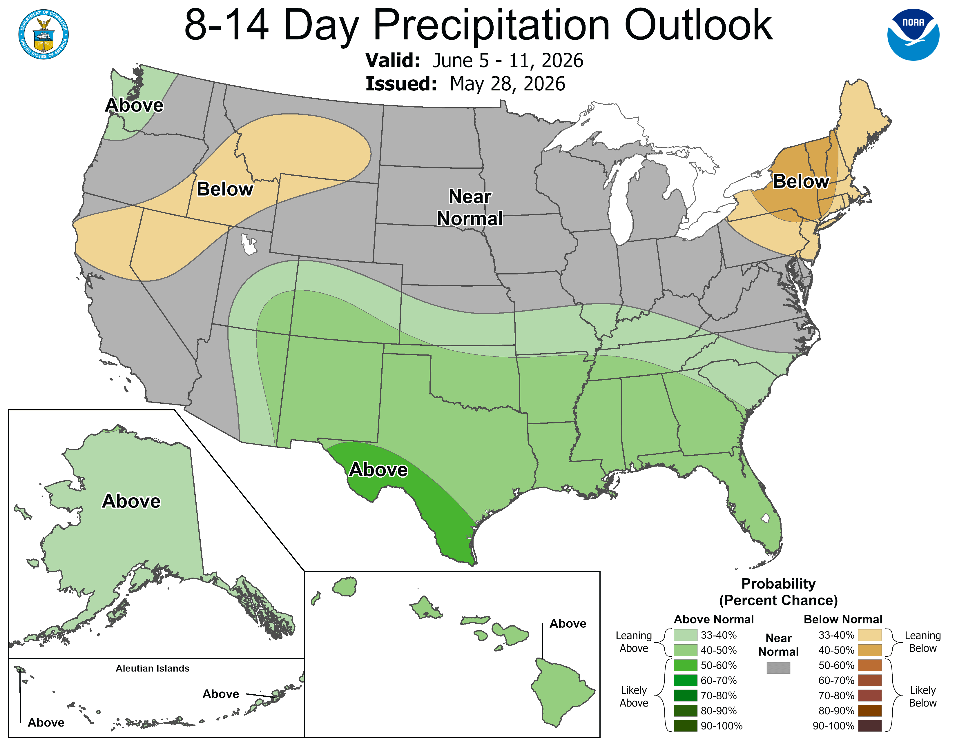 8-14 Day Precipitation Outlook