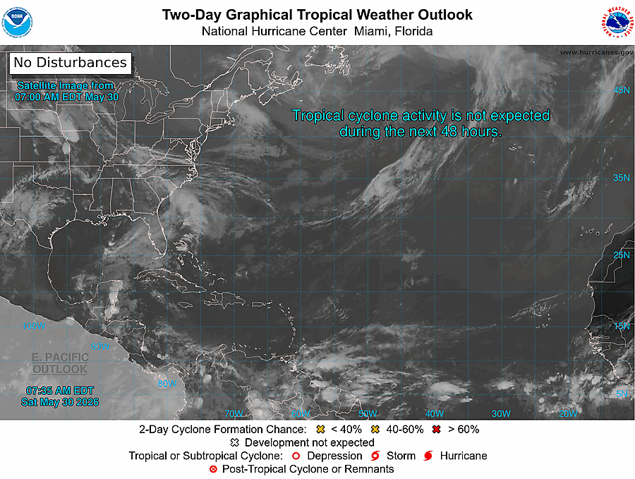 2 Day Tropical Weather Outlook