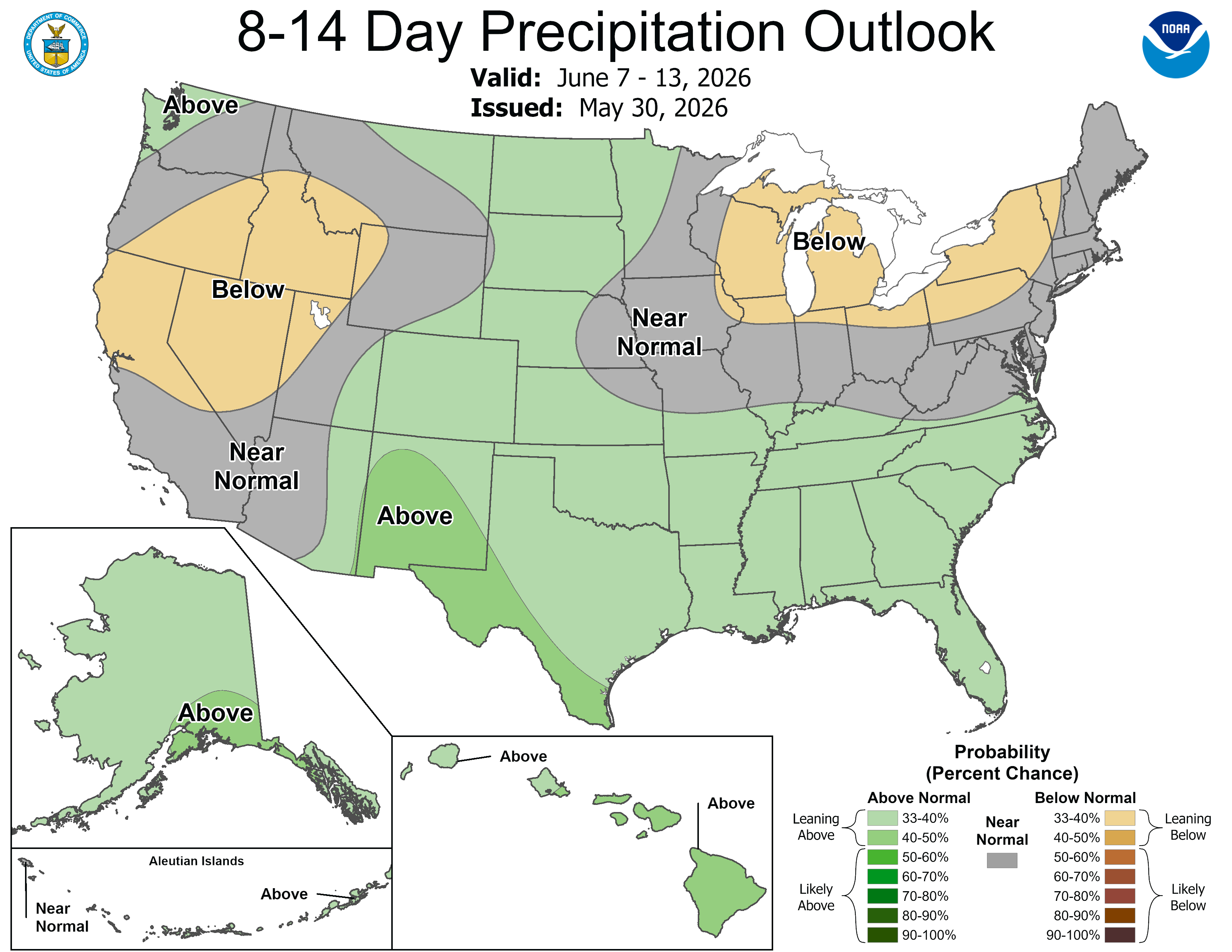 8-14 Day Precipitation Outlook