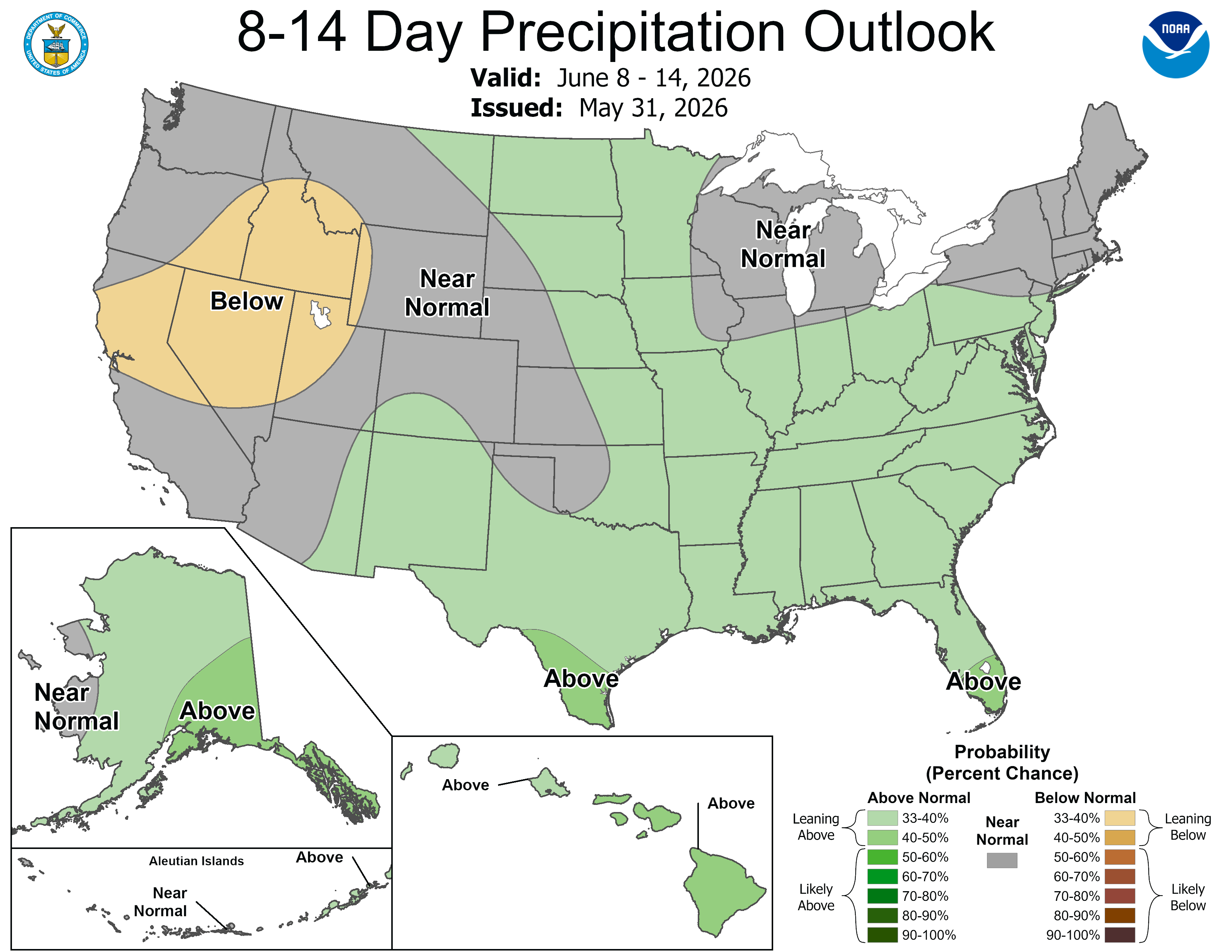8-14 Day Precipitation Outlook