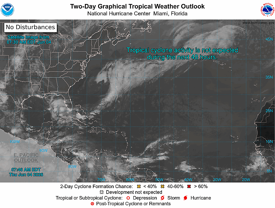 2 Day Tropical Weather Outlook