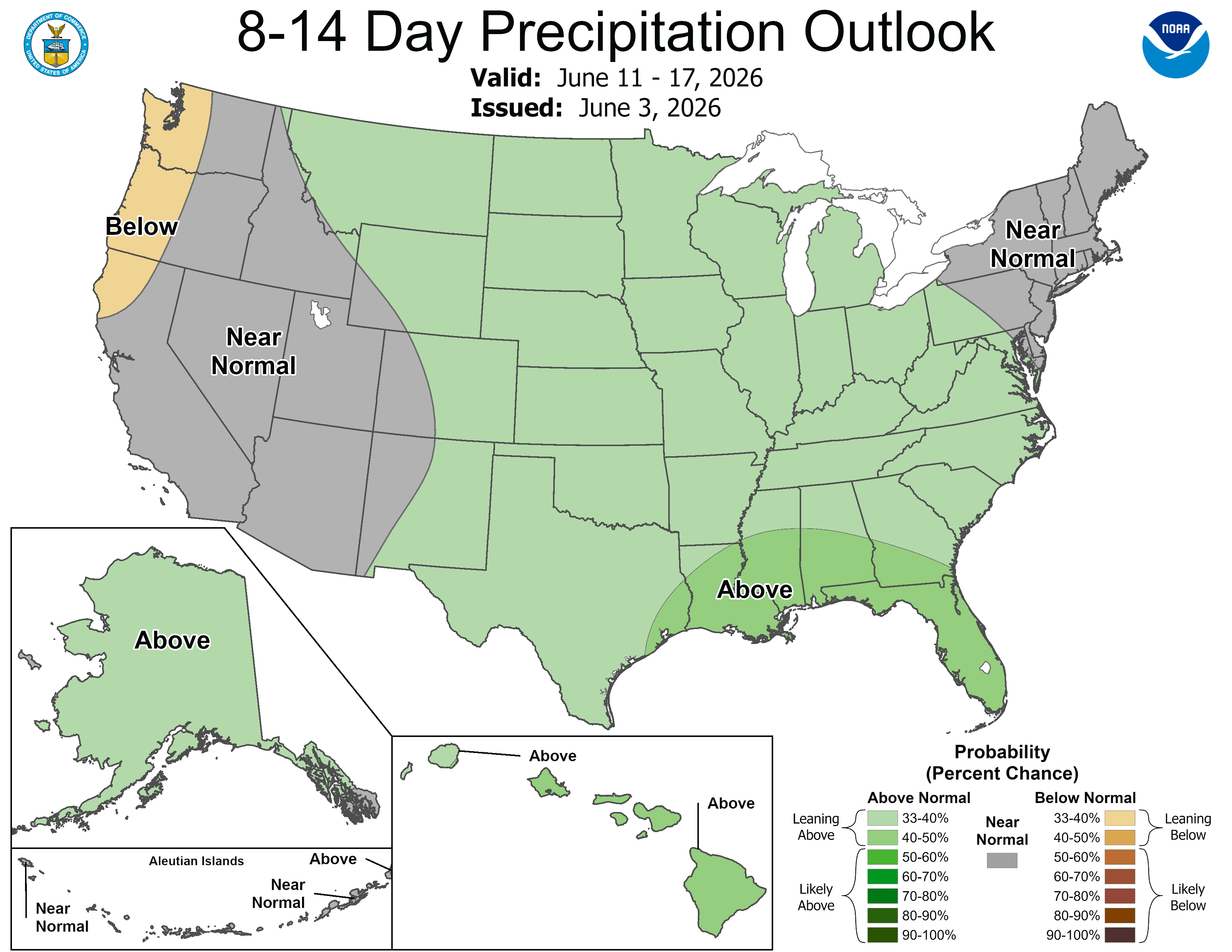 8-14 Day Precipitation Outlook
