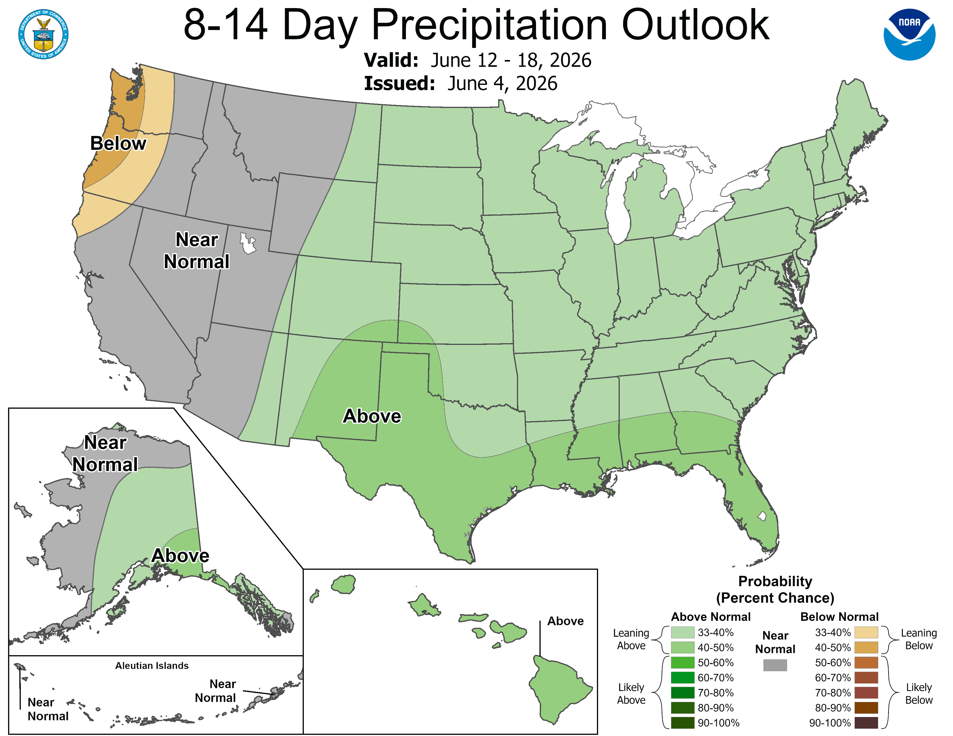 8-14 Day Precipitation Outlook