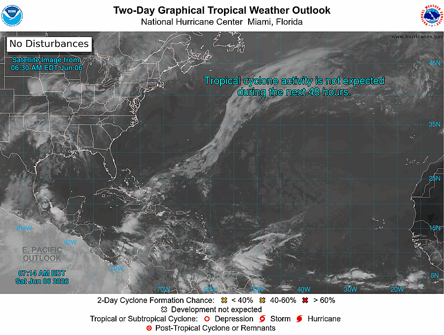 2 Day Tropical Weather Outlook